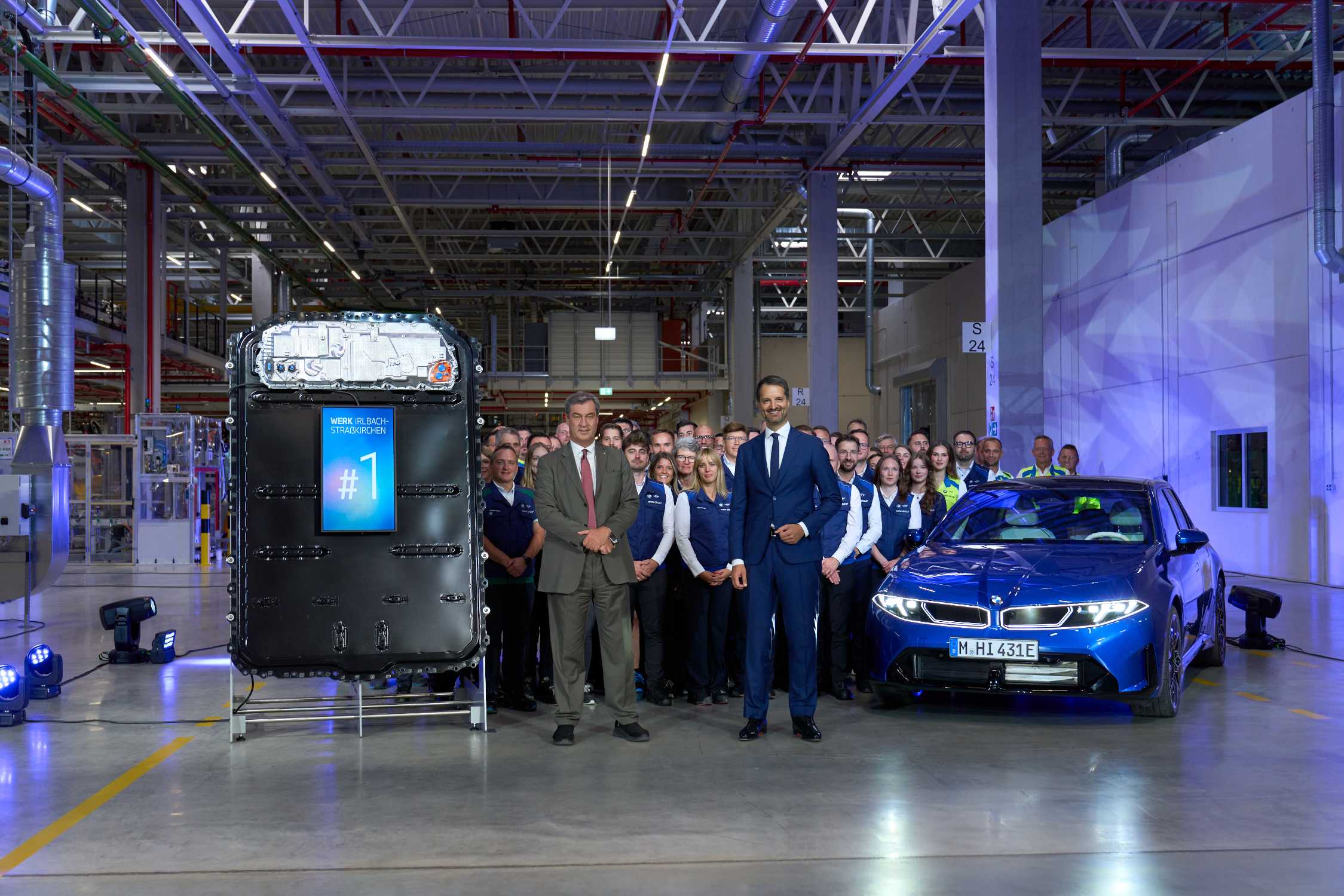 Новый завод BMW начал выпуск батарей для электрического i3